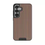 Macchiato - Samsung Galaxy S25 Case, Elite Dark (Magnetic) / Silver