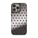 Red Velvet - iPhone 16 Pro Case, Elite Mirror Dark (MagSafe) / Gold