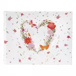 Albumas svečių knyga GOLDBUCH 47001 Floral Embrace 29x23/50psl | spiralinio ri&scaron;imo | kampučiai/lipdukai