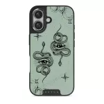 Gemini - iPhone 16 Case, Elite Dark (MagSafe) / Gunmetal / Turquoise