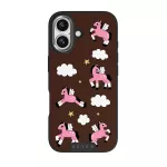 Cloud Hopping - iPhone 17 Case, Elite Dark (MagSafe) / Gunmetal