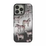 Wild Spirit - iPhone 16 Pro Case, Elite Mirror Dark (MagSafe) / Silver