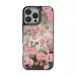 Desert Rose - iPhone 16 Pro Case, Elite Mirror Dark (MagSafe) / Silver