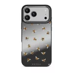 Honeycomb - iPhone 17 Pro Max Case, Elite Mirror Dark (MagSafe) / Silver