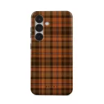 Autumn Plaid - Samsung Galaxy S25 Case, Tough (Magnetic) / N/A