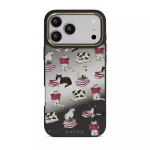Curious Cat - iPhone 17 Pro Max Case, Elite Mirror Dark (MagSafe) / Gold