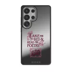 Read Me - Samsung Galaxy S25 Ultra Case, Elite Mirror Dark (Magnetic) / Silver