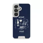 Wine & Dine - Samsung Galaxy S25 Case, Elite Light (Magnetic) / Silver