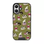 Curious Cat - iPhone 17 Case, Elite Dark (MagSafe) / Silver