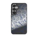 Takeout - Samsung Galaxy S25 Case, Elite Mirror Dark (Magnetic) / Silver