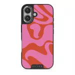 Ride The Wave - iPhone 16 Case, Elite Dark (MagSafe) / Silver