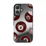Cue - iPhone 16 Case, Elite Mirror Dark (MagSafe) / Silver
