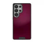 Dark Cherry - Samsung Galaxy S25 Ultra Case, Elite Dark (Magnetic) / Silver
