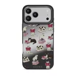 Curious Cat - iPhone 17 Pro Max Case, Elite Mirror Dark (MagSafe) / Gunmetal