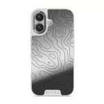 Wild Terrain - Minimalist iPhone 16 Case, Elite Mirror Light (MagSafe) / Silver