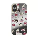 Curious Cat - iPhone 16 Case, Elite Mirror Light (MagSafe) / Gold
