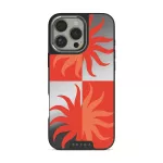 Sunkissed - iPhone 16 Pro Case, Elite Mirror Dark (MagSafe) / Silver