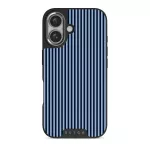 Fine Line - iPhone 16 Case, Elite Dark (MagSafe) / Silver