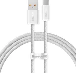 &bdquo;Baseus&ldquo; USB-A &ndash; USB-C kabelis, 1 m, baltas (CALD000602)