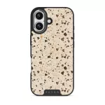 Distant Noise - Terazzo iPhone 17 Case, Elite Dark (MagSafe) / Silver