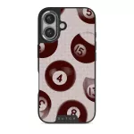Cue - iPhone 16 Case, Elite Dark (MagSafe) / Silver