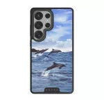 Retro Splash - Samsung Galaxy S25 Ultra Case, Elite Dark (Magnetic) / Gunmetal