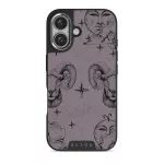 Aries - iPhone 16 Case, Elite Dark (MagSafe) / Silver / Purple