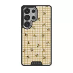 Honeycomb - Samsung Galaxy S25 Ultra Case, Elite Dark (Magnetic) / Silver