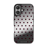 Red Velvet - iPhone 16 Case, Elite Mirror Dark (MagSafe) / Silver