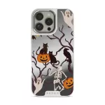 Trick or Treat - iPhone 16 Pro Case, Elite Mirror Light (MagSafe) / Silver