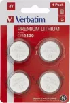 Bateria Verbatim CR2430 (4 szt blister)