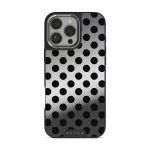 Spoiled - iPhone 16 Pro Max Case, Elite Mirror Dark (MagSafe) / Silver