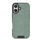 Mint Gelato - Dots iPhone 17 Case, Elite Dark (MagSafe) / Silver