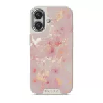 Golden Coral - Pink iPhone 16 Case, Elite Light (MagSafe) / Silver
