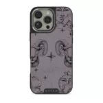 Aries - iPhone 16 Pro Case, Elite Dark (MagSafe) / Silver / Purple