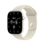 I&scaron;manusis laikrodis Apple Watch Series 12 GPS + Cellular 42mm Pearl White Ceramic Case with Sand Sport Band - M/L MJGX4ET/A