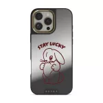 Stay Lucky - iPhone 16 Pro Max Case, Elite Mirror Dark (MagSafe) / Gold
