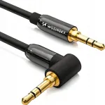 &bdquo;Wozinsky&ldquo; laidas &bdquo;Jack 3,5 mm&ldquo; &ndash; &bdquo;Jack 3,5 mm&ldquo;, 2 m, juodas (5907769307416)