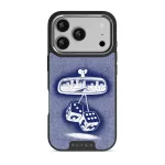 City Lights - iPhone 17 Pro Case, Elite Dark (MagSafe) / Silver