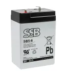 Akumuliatorius (AGM) SSB SB (5Ah, 6V, F1, VRLA)