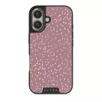 Hot Cocoa - Spotted iPhone 16 Case, Elite Dark (MagSafe) / Gold