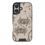 Cancer - iPhone 16 Case, Elite Dark (MagSafe) / Gunmetal / Nude
