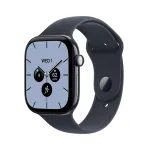 I&scaron;manusis laikrodis Apple Watch Series 12 GPS + Cellular 42mm Night Blue Ceramic Case with Navy Blue Sport Band - S/M MJGY4ET/A