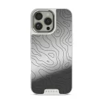 Wild Terrain - Minimalist iPhone 16 Pro Max Case, Elite Mirror Light (MagSafe) / Silver