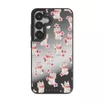 Maneki Neko - Samsung Galaxy S25 Case, Elite Mirror Dark (Magnetic) / Gunmetal