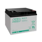 Akumuliatorius (AGM) SSB SBL (40Ah, 12V, F13 M6, VRLA)