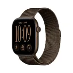 I&scaron;manusis laikrodis Apple Watch Series 12 GPS 46mm Dark Bronze Aluminium Case with Dark Bronze Milanese Loop - S/M MKD74ET/A