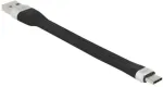 &bdquo;Delock USB 5 Gbps FPC plok&scaron;čiasis kabelis USB Type-A į USB Type-C&trade;, 13,5 cm, PD 3 A&ldquo;