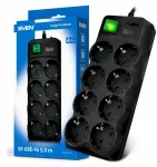 SVEN SF-08E-16 Power strip 8 sockets