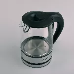 Virdulys Maestro 1,2 l Transparent/Black MR062